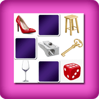 Juego de Memoria o Memorama gigante - objetos cotidianos